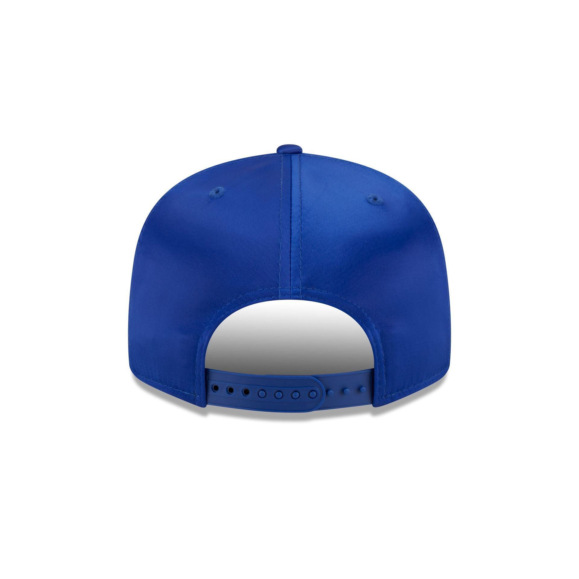 Chicago Cubs Satin Script 9FIFTY Snapback Hat Male Product Image