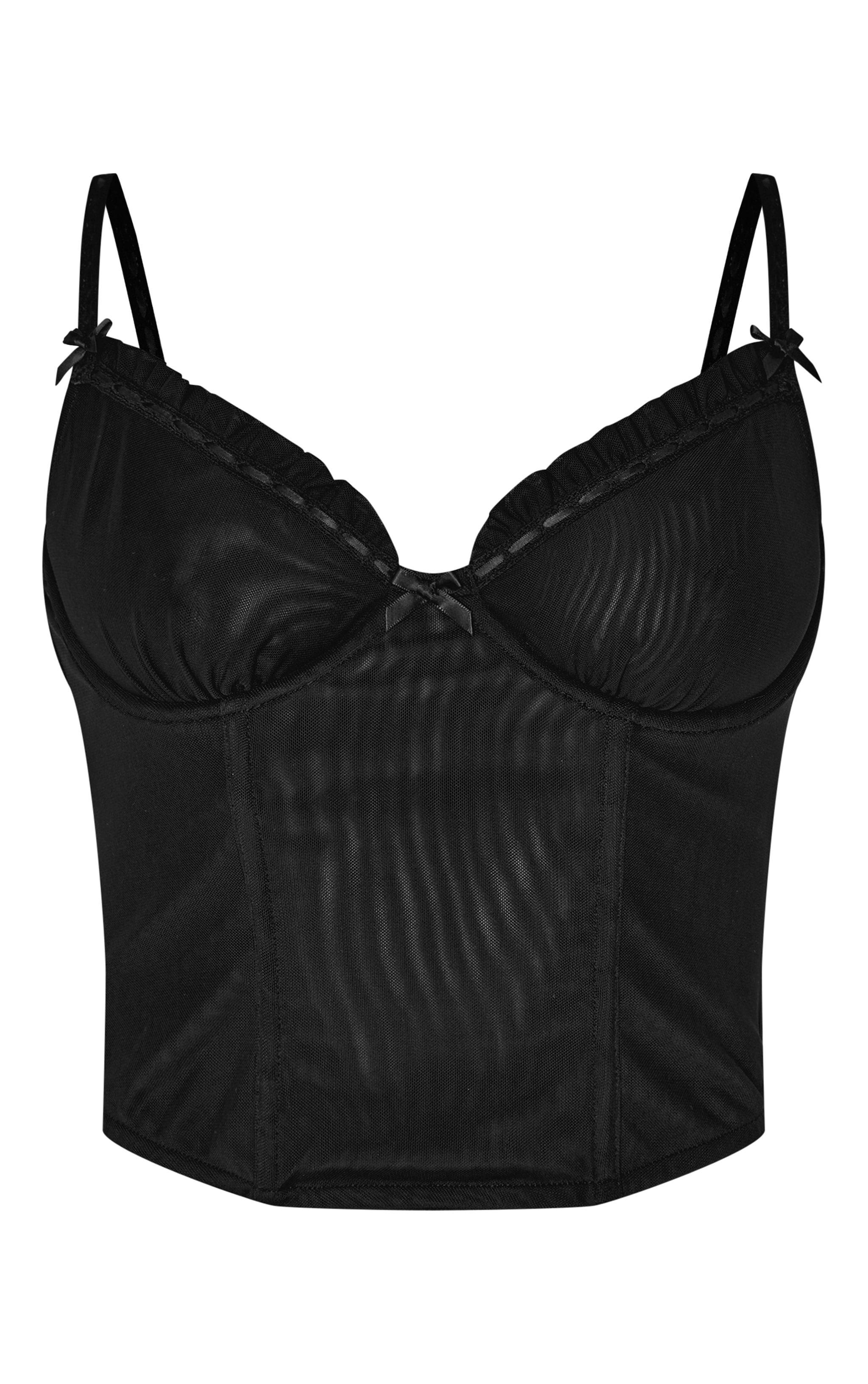 Black Lace Cami Top Product Image