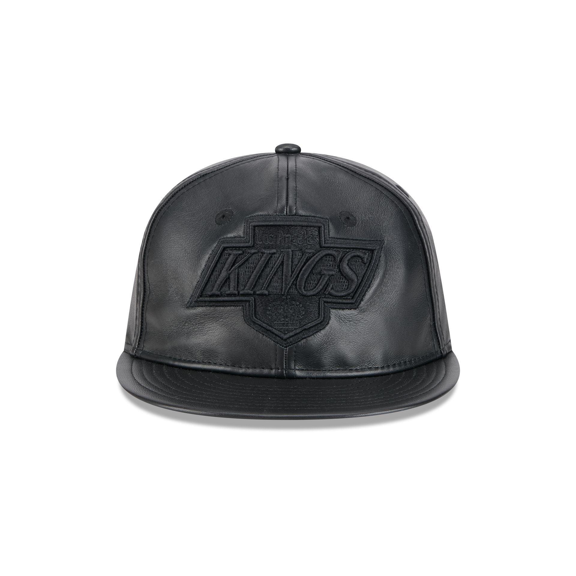 Los Angeles Kings Genuine Leather Retro Crown 9FIFTY Strapback Hat Male Product Image