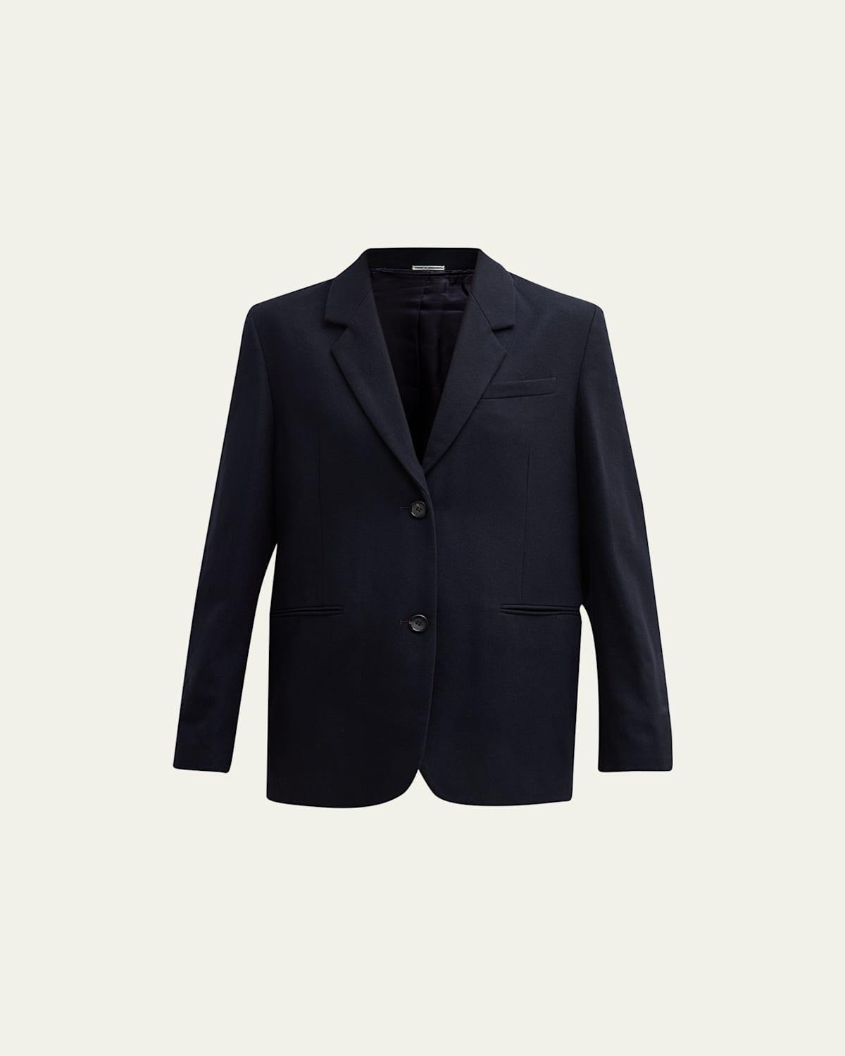 Tailored Wool Suit Jacket Product Image