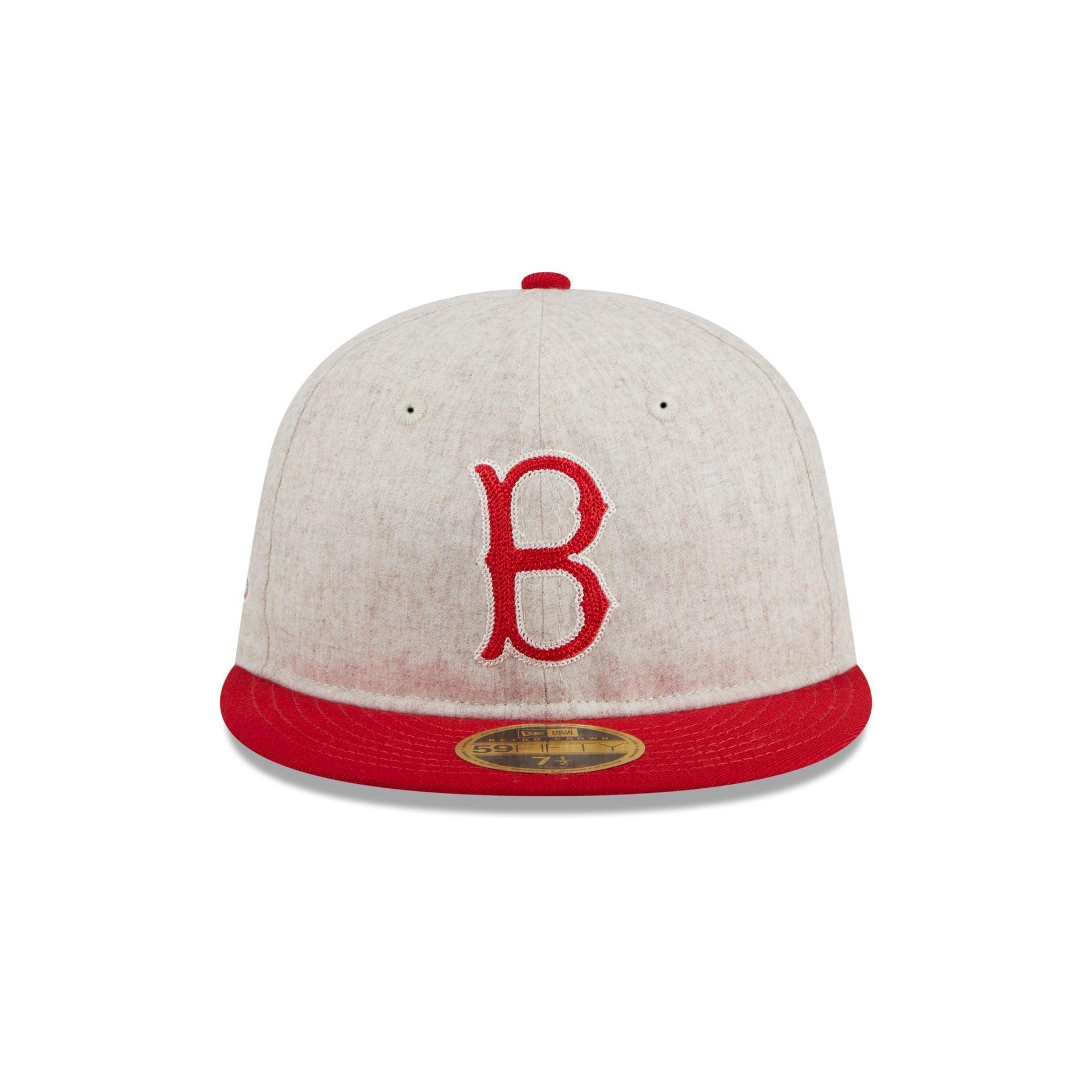 Boston Red Sox Melton Wool Retro Crown 59FIFTY Fitted Hat Male Product Image