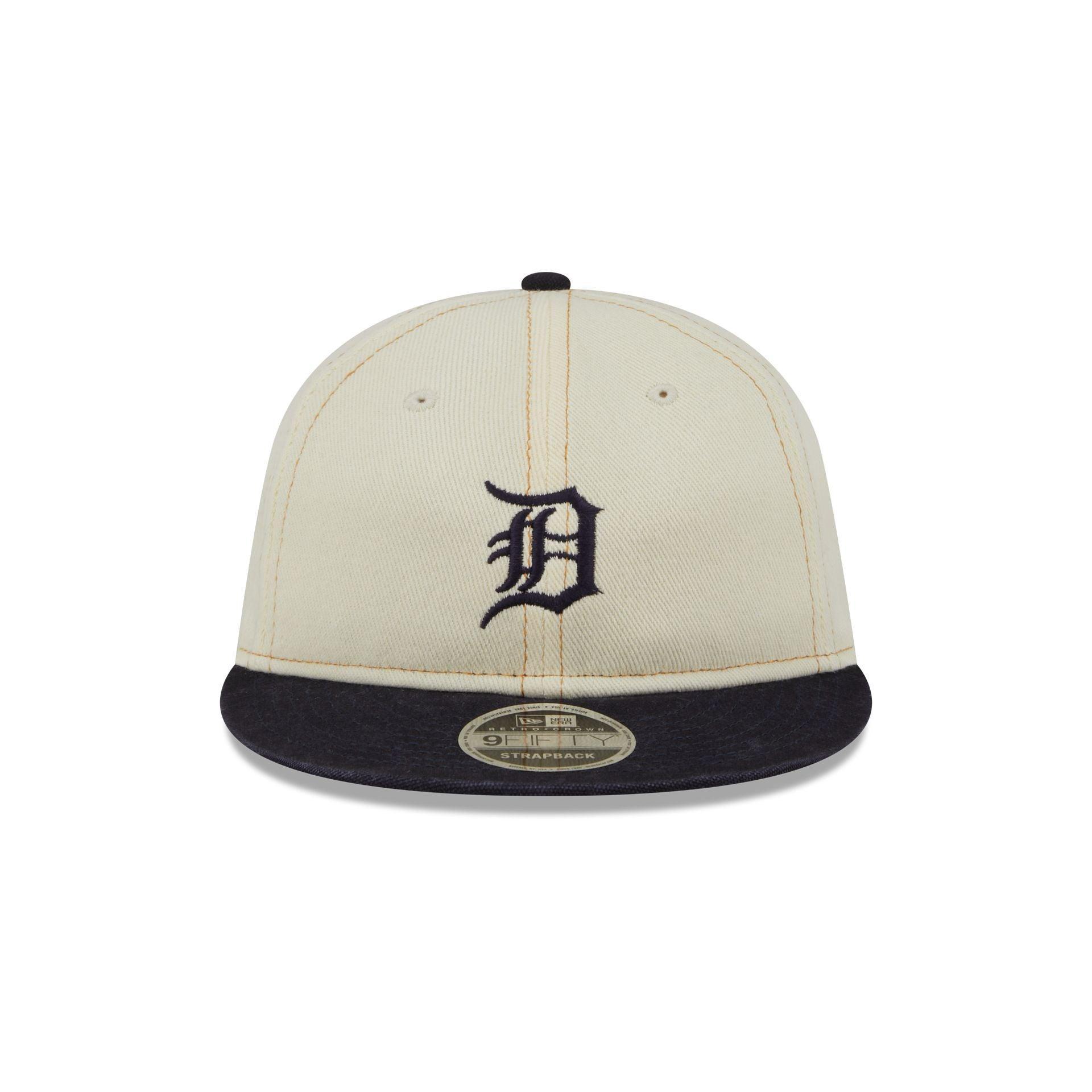 Detroit Tigers Chrome Denim Retro Crown 9FIFTY Adjustable Hat Male Product Image