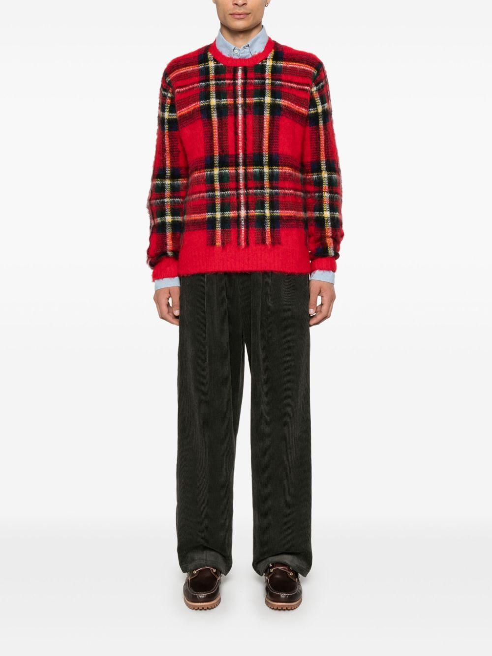 POLO RALPH LAUREN Long Sleeves Pullover Plaid In Red Product Image