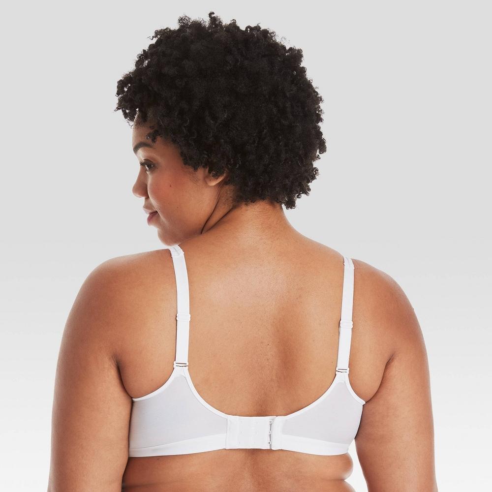 Hanes X-Temp Womens Wireless T-Shirt Bra White L Product Image