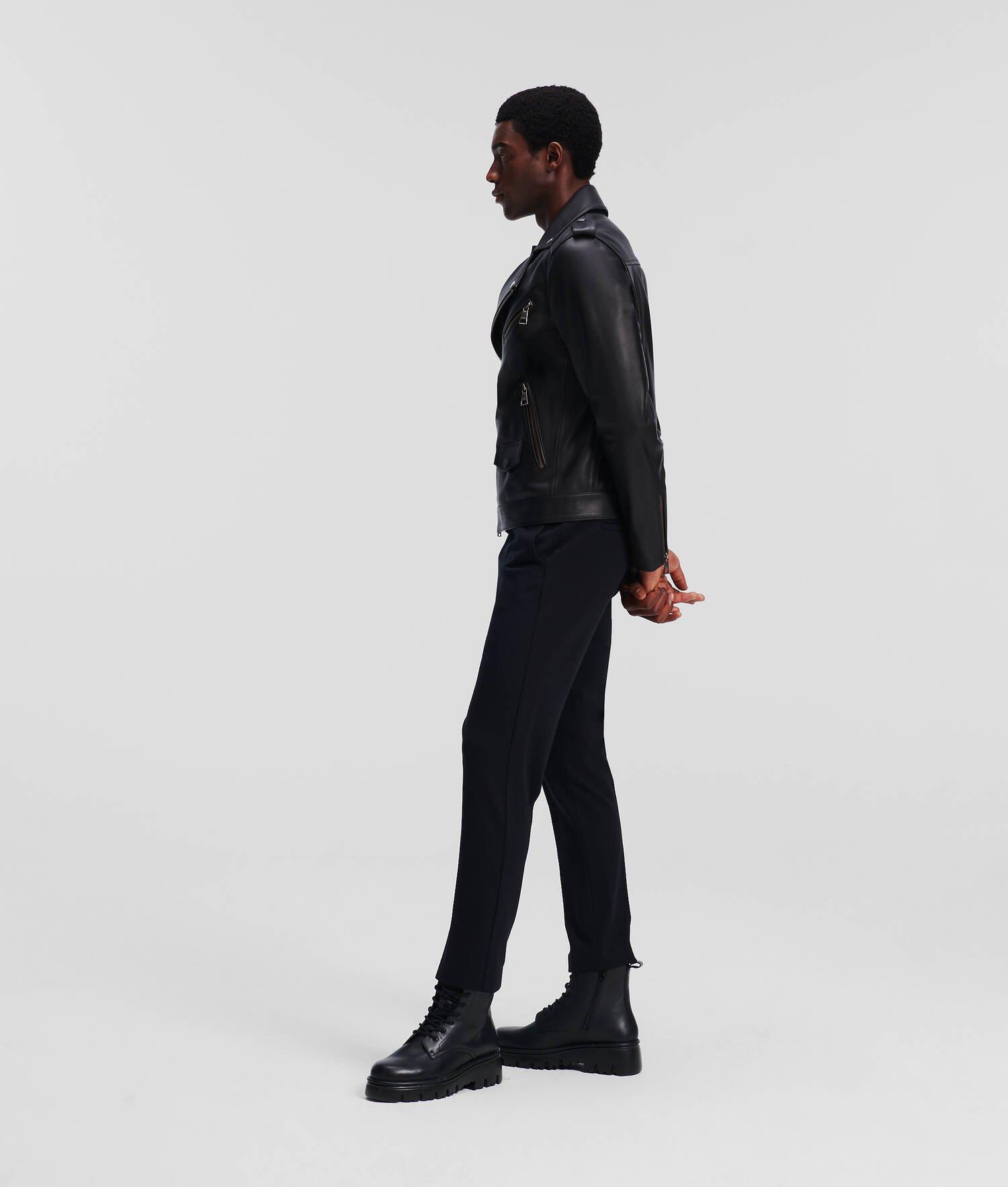 LEATHER BIKER JACKET Product Image