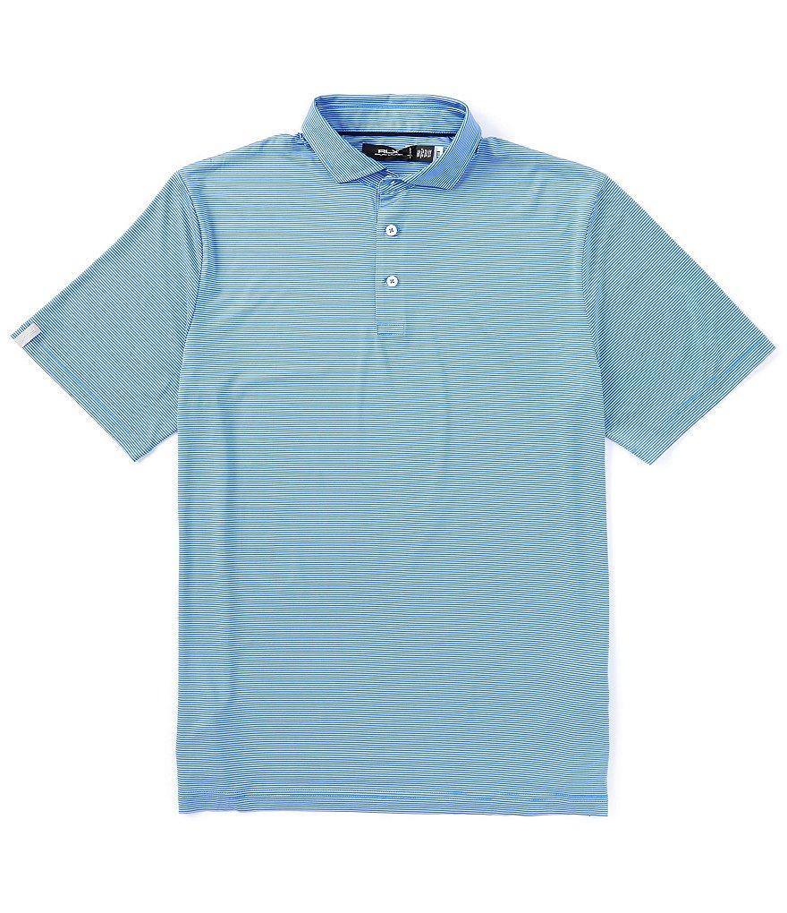 Polo Ralph Lauren RLX Golf Classic Fit Striped Stretch Short Sleeve Polo Shirt Product Image