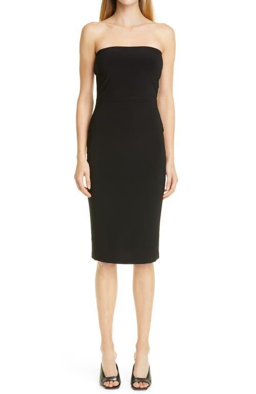 Norma Kamali Strapless Dress Black. (also in L, M, XS). Product Image