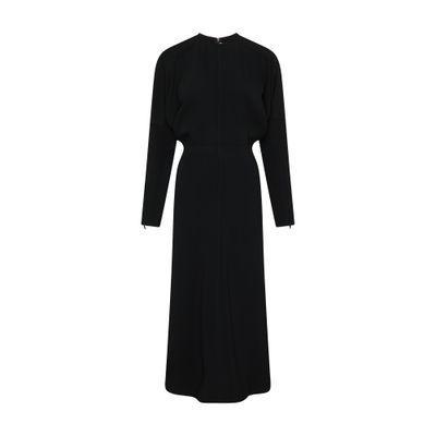 Dolman Midi Dress In Black Product Image