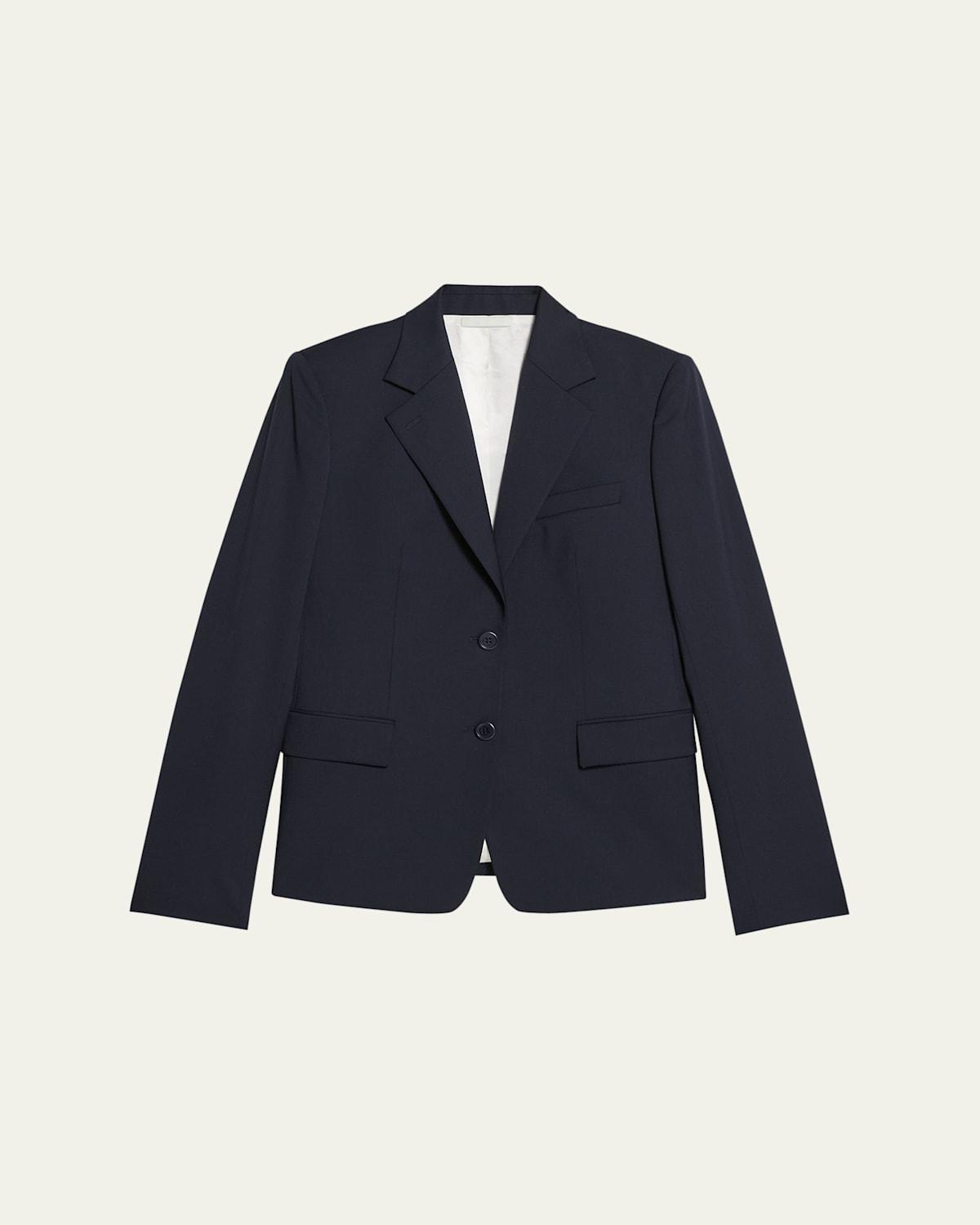 Womens Wool Tailored Blazer Product Image