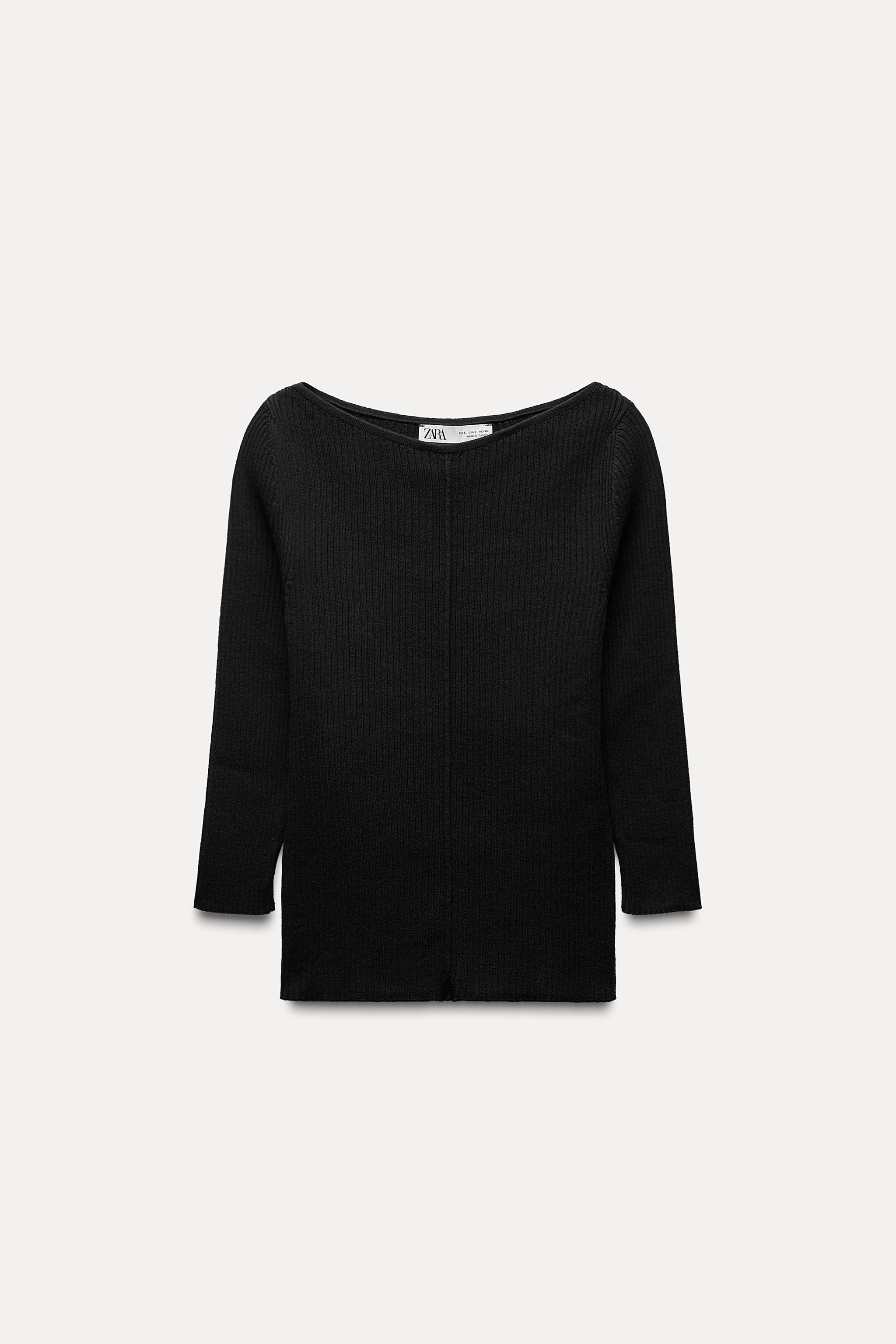 RIBBED KNIT SWEATER Product Image