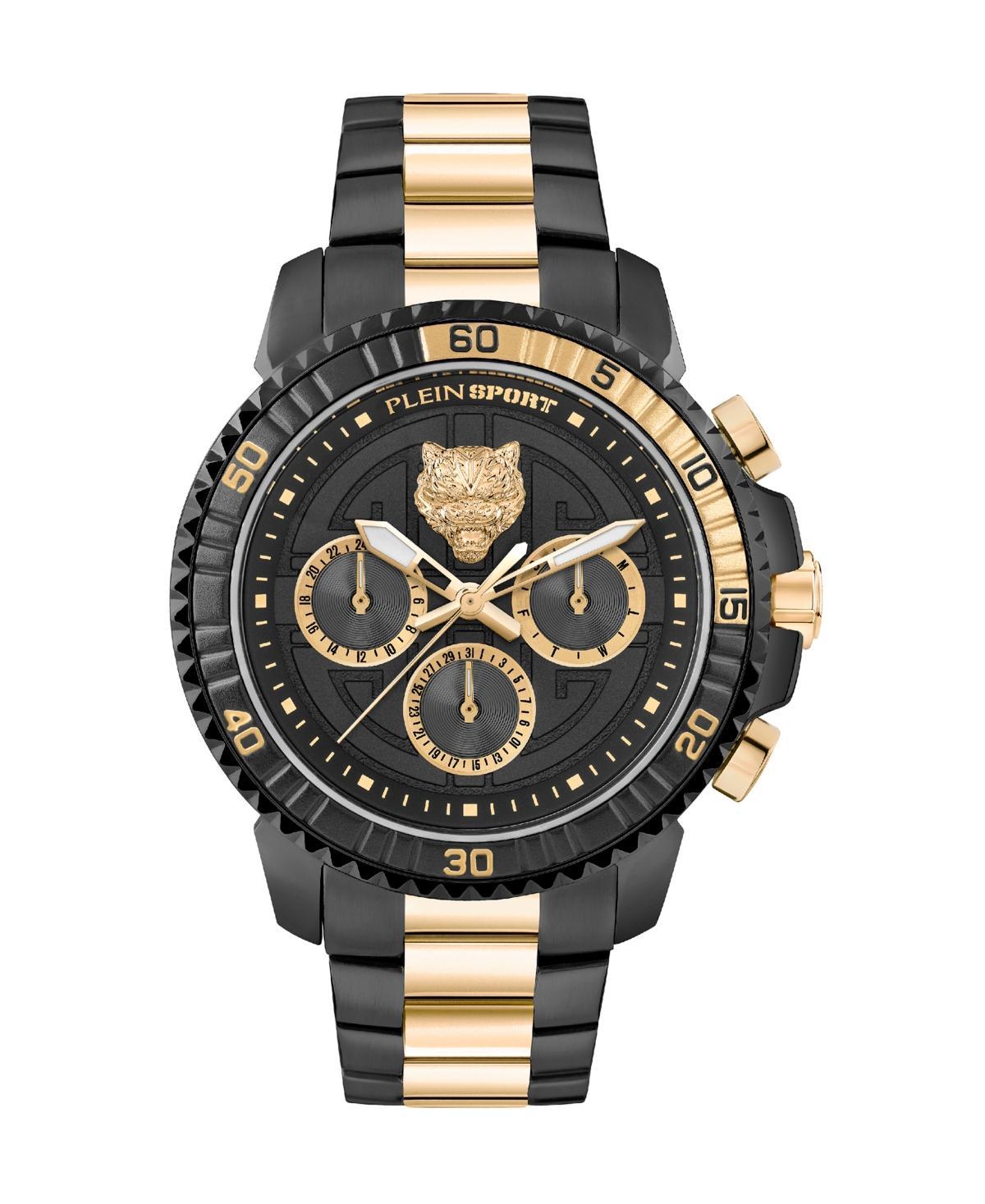 Philipp Plein Sport Powerlift Mens Gold Metal Quartz Chronograph Watch Product Image