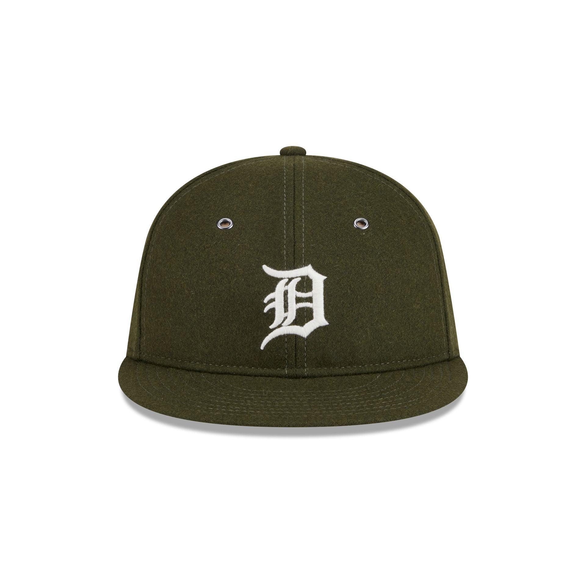 Detroit Tigers New Olive Wool Retro Crown 9FIFTY Adjustable Hat Male Product Image