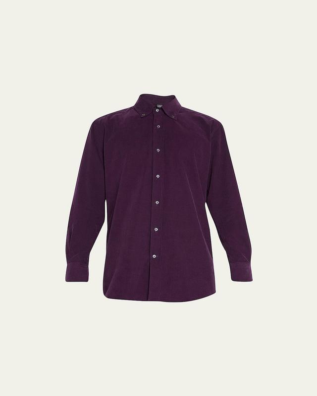 Mens Micro-Corduroy Sport Shirt Product Image