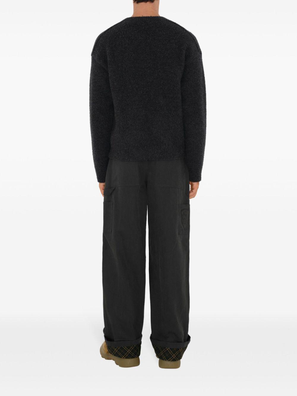 BURBERRY Rocking Horse Pants In Black Product Image