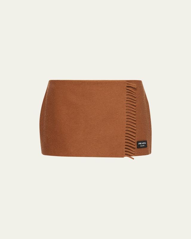 Womens Cashmere Mini-Skirt Product Image