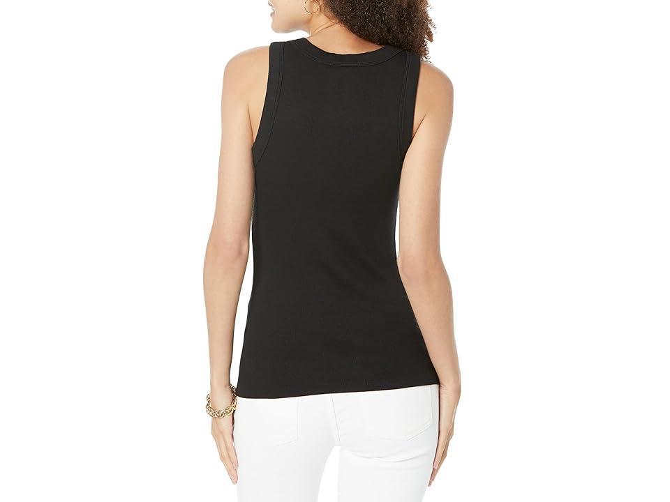 Michael Stars Micah Ruched Scoop Neck Tank in Black at Nordstrom, Size X-Small Product Image