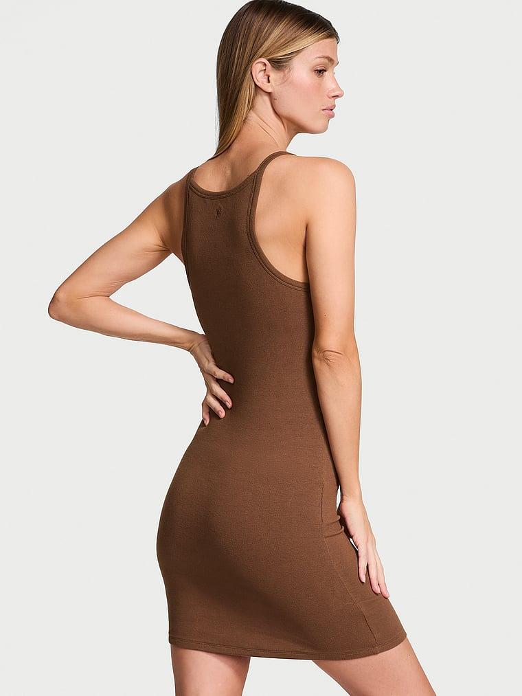 Luxe Ribbed Modal Mini Slip Dress Product Image