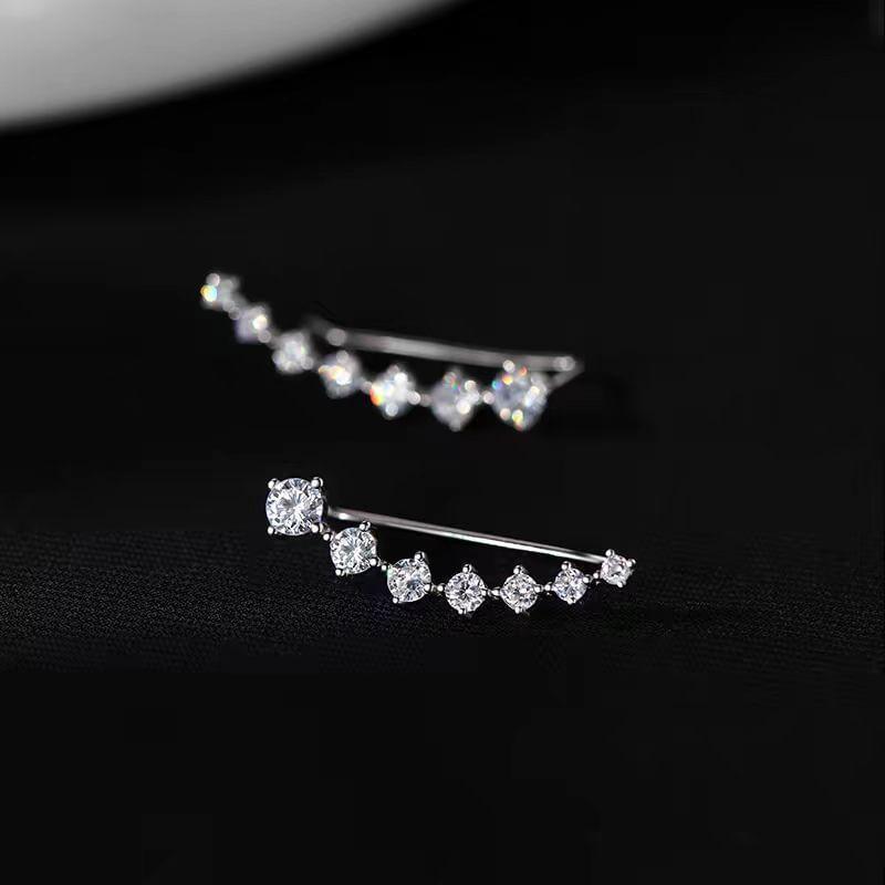 Rhinestone Crawler Earring Product Image