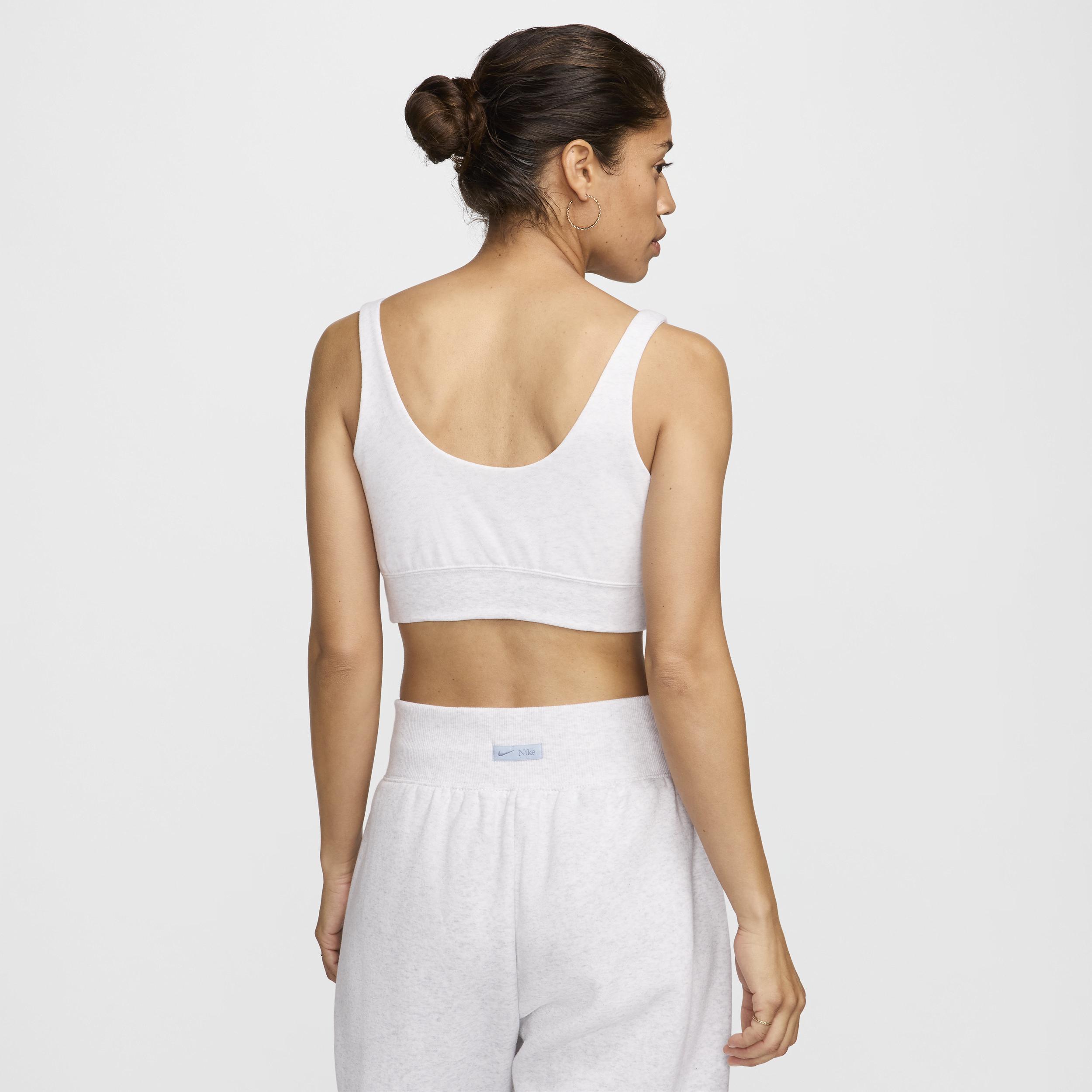 Women's Nike Sportswear Chill Terry Slim French Terry Cropped Tank Top Product Image