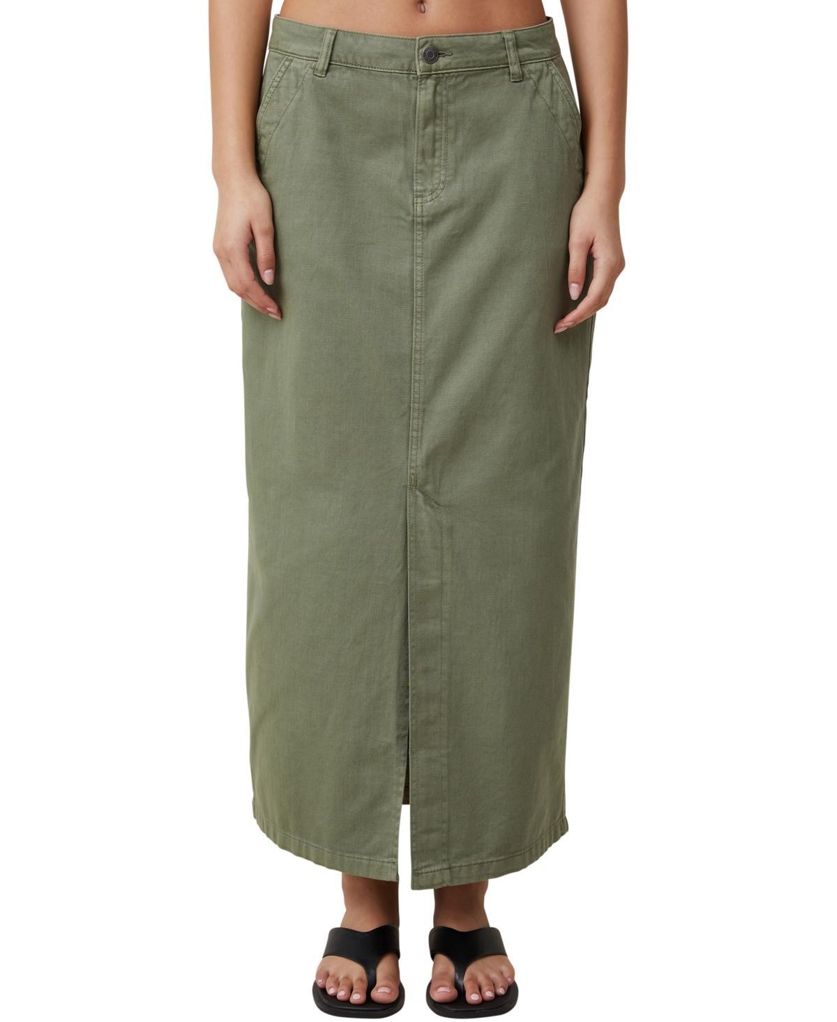 Cotton On Womens Ryder Utility Maxi Skirt Product Image