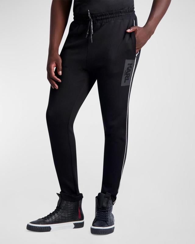 Mens Logo Side Piping Track Pants Product Image