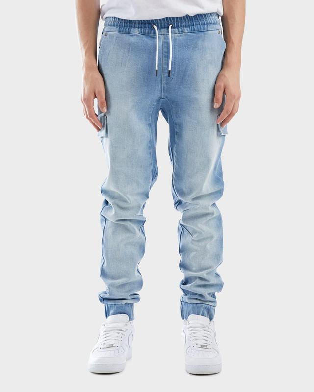 Mens Cotton Denim Joggers - BCI Cotton Product Image