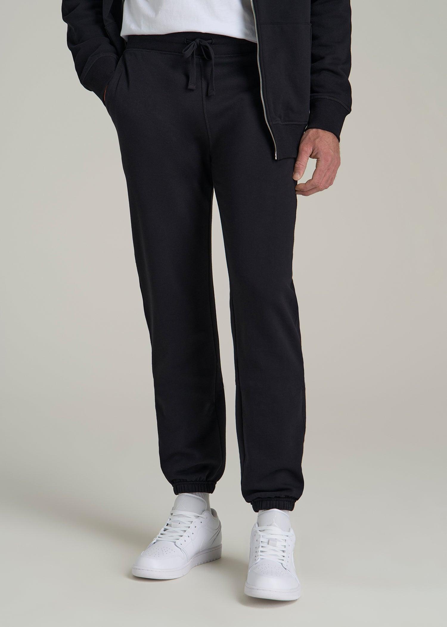 Wearever 2.0 Fleece Sweatpants for Tall Men in Black Male Product Image