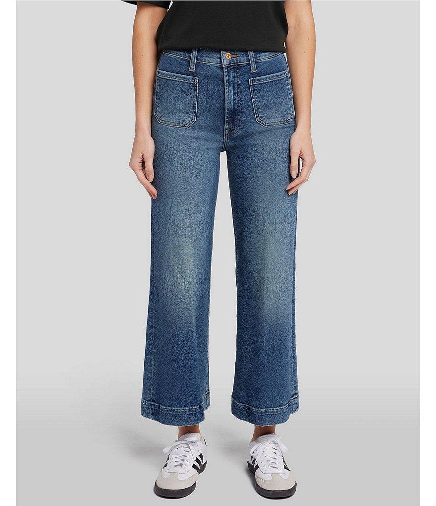 7 For All Mankind Jo Ultra High Rise Cropped Jeans Product Image