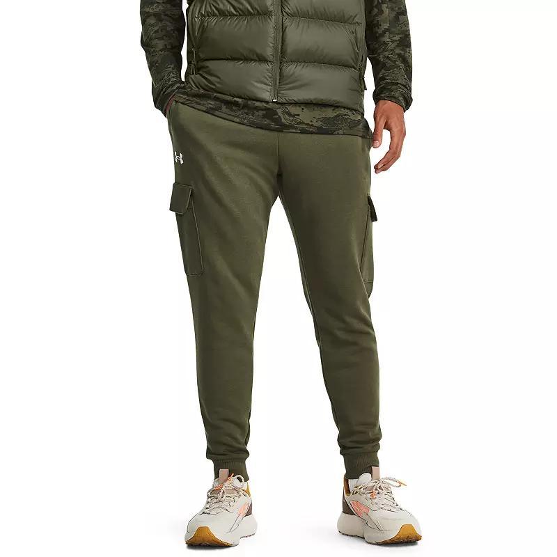 Mens Under Armour Rival Fleece Cargo Joggers Product Image