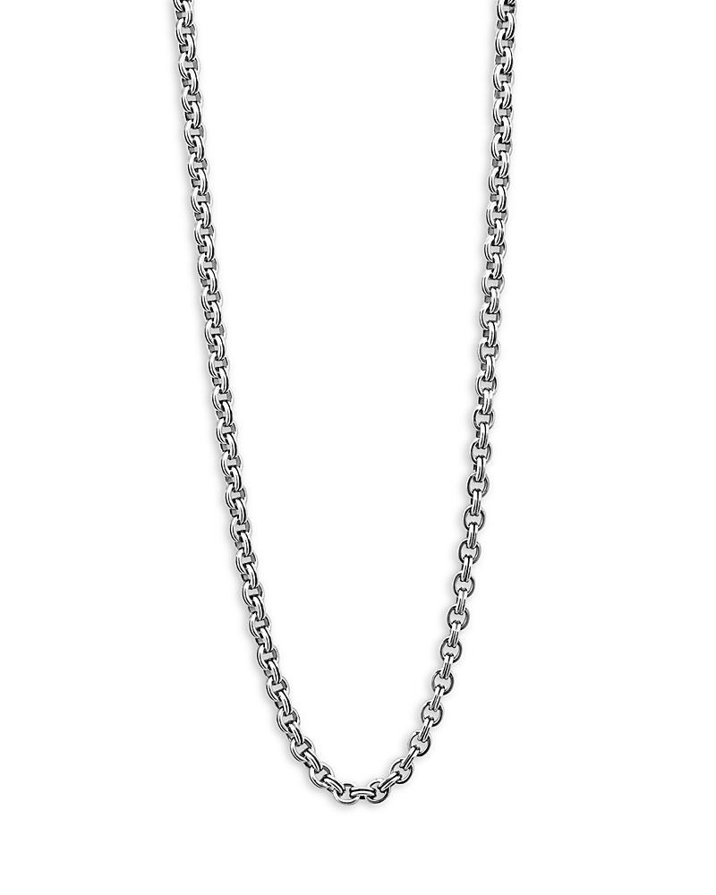 Lagos Mens Sterling Silver Anthem Double Link Caviar Chain Necklace, 22 - 100% Exclusive Product Image