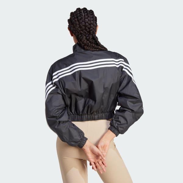 Future Icons 3-Stripes Woven 1/4 Zip Jacket Product Image