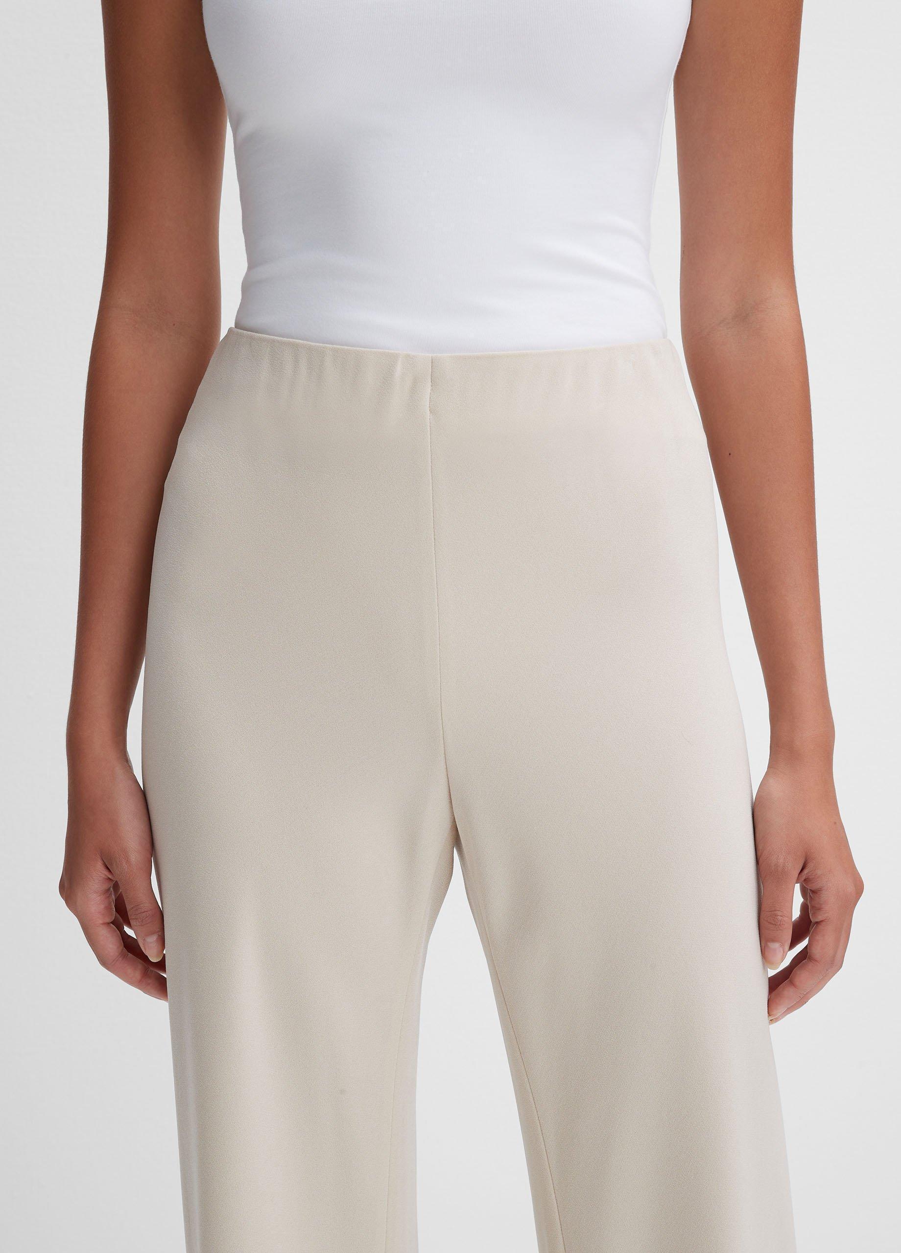 High-Waist Crepe Bias Pant Product Image