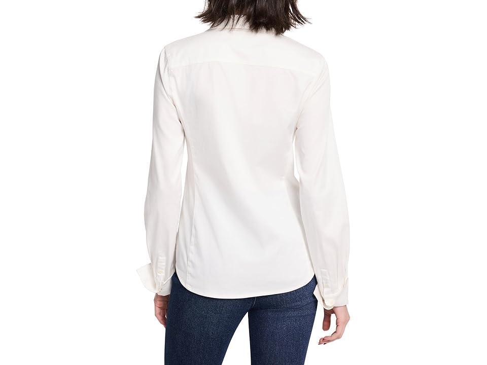 NIC+ZOE Mixed Media Pocket Shirt (Paper ) Women's Clothing Product Image