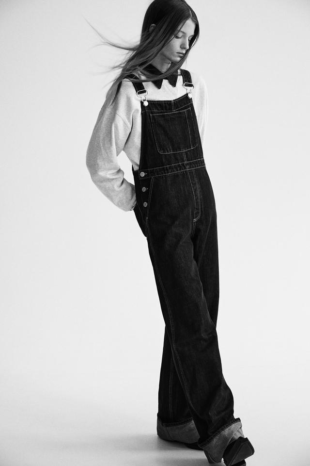 TRF LONG DENIM OVERALLS Product Image