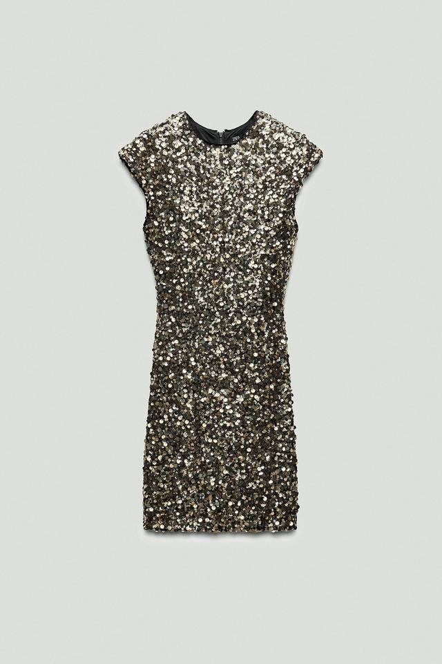 SEQUIN MINI DRESS ZW COLLECTION Product Image