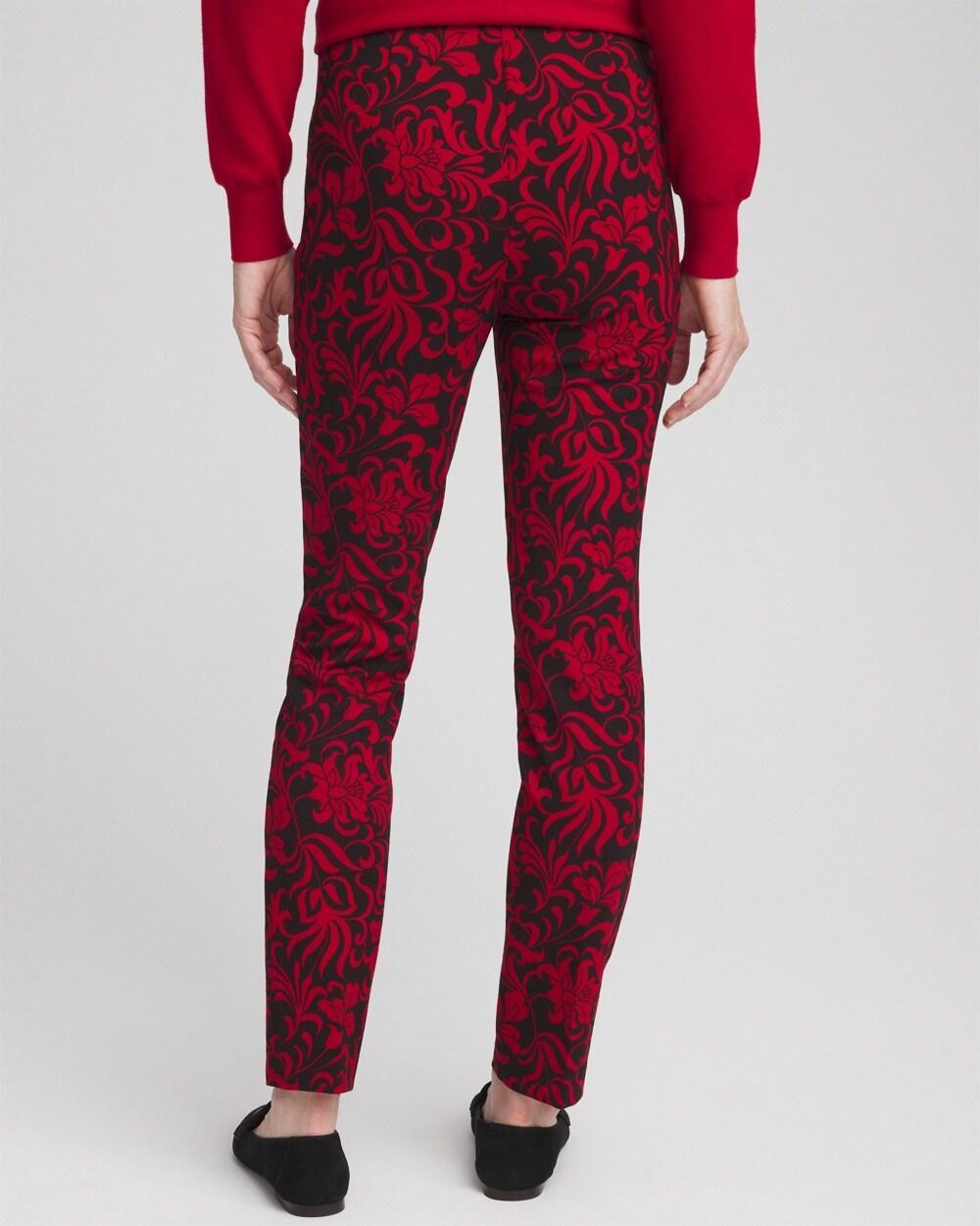 Juliet Floral Sequin Ankle Pants Product Image