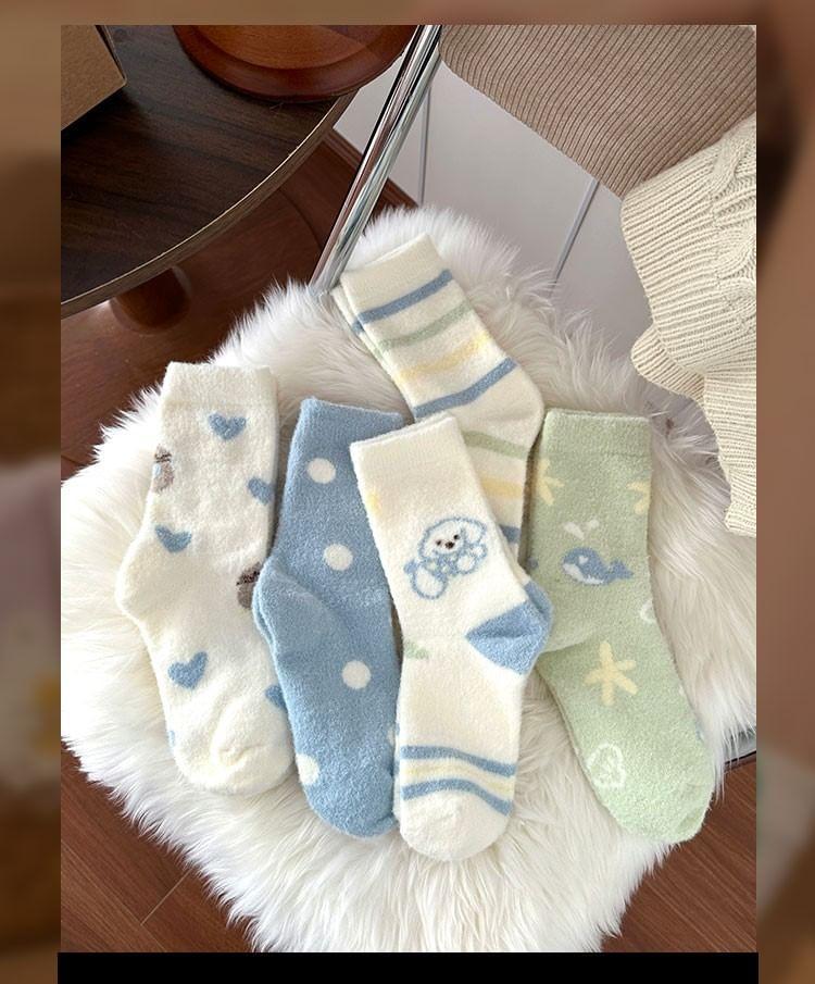 Printed Crew Socks Set Product Image