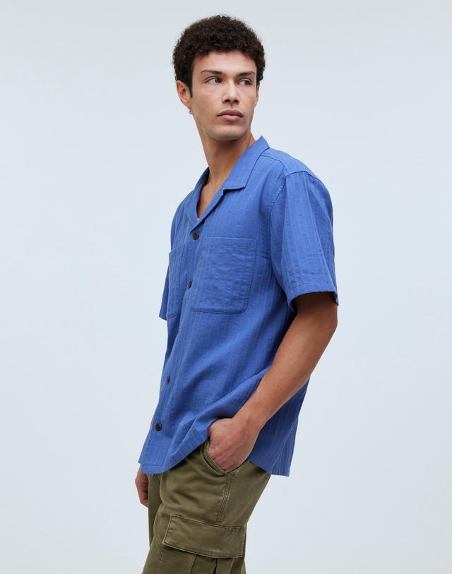 Easy Short-Sleeve Shirt in Stripe Product Image