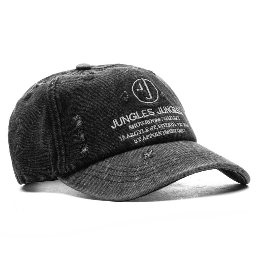 Appointment Only Distressed 6 Panel - Washed Black Male Product Image