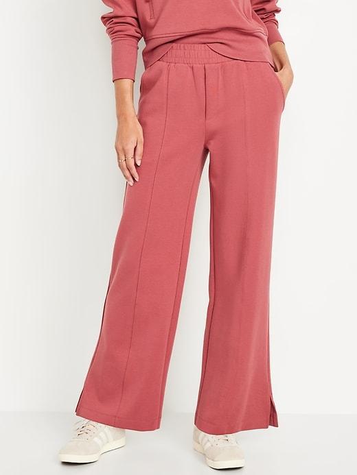 High-Waisted Dynamic Fleece Trouser Pants product image