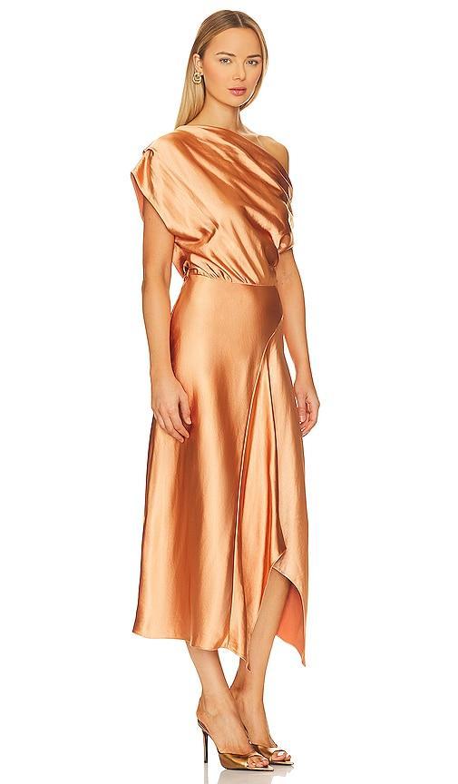 A. L.C. Jasmine Asymmetric Satin Dress Product Image