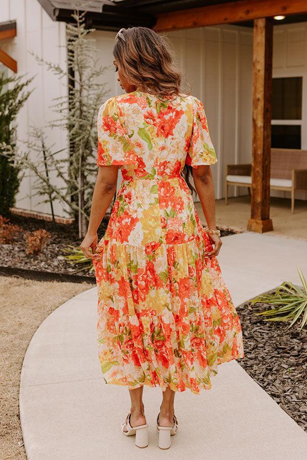 Sway The Night Away Floral Midi Product Image