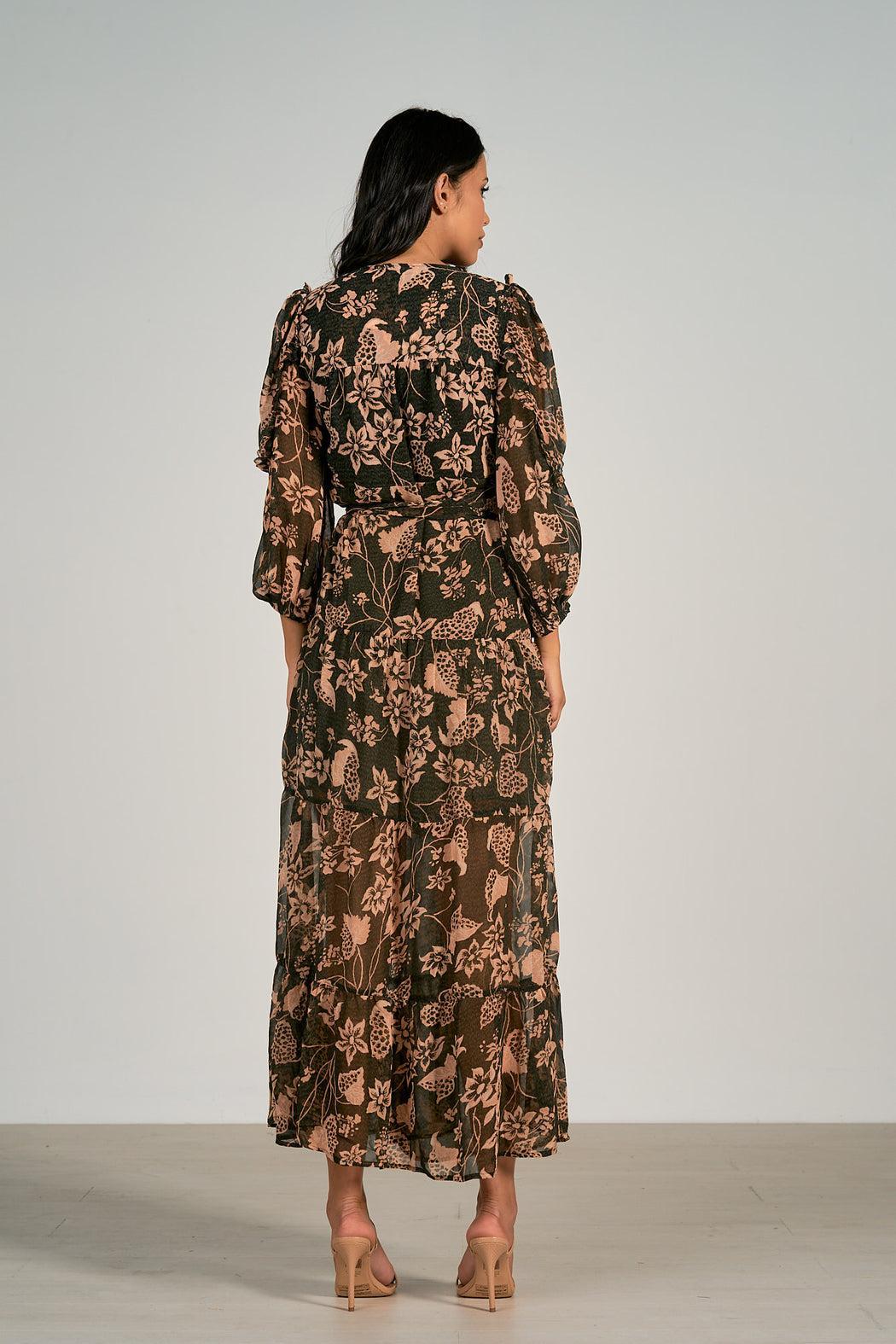 MAXI WRAP DRESS Female Product Image