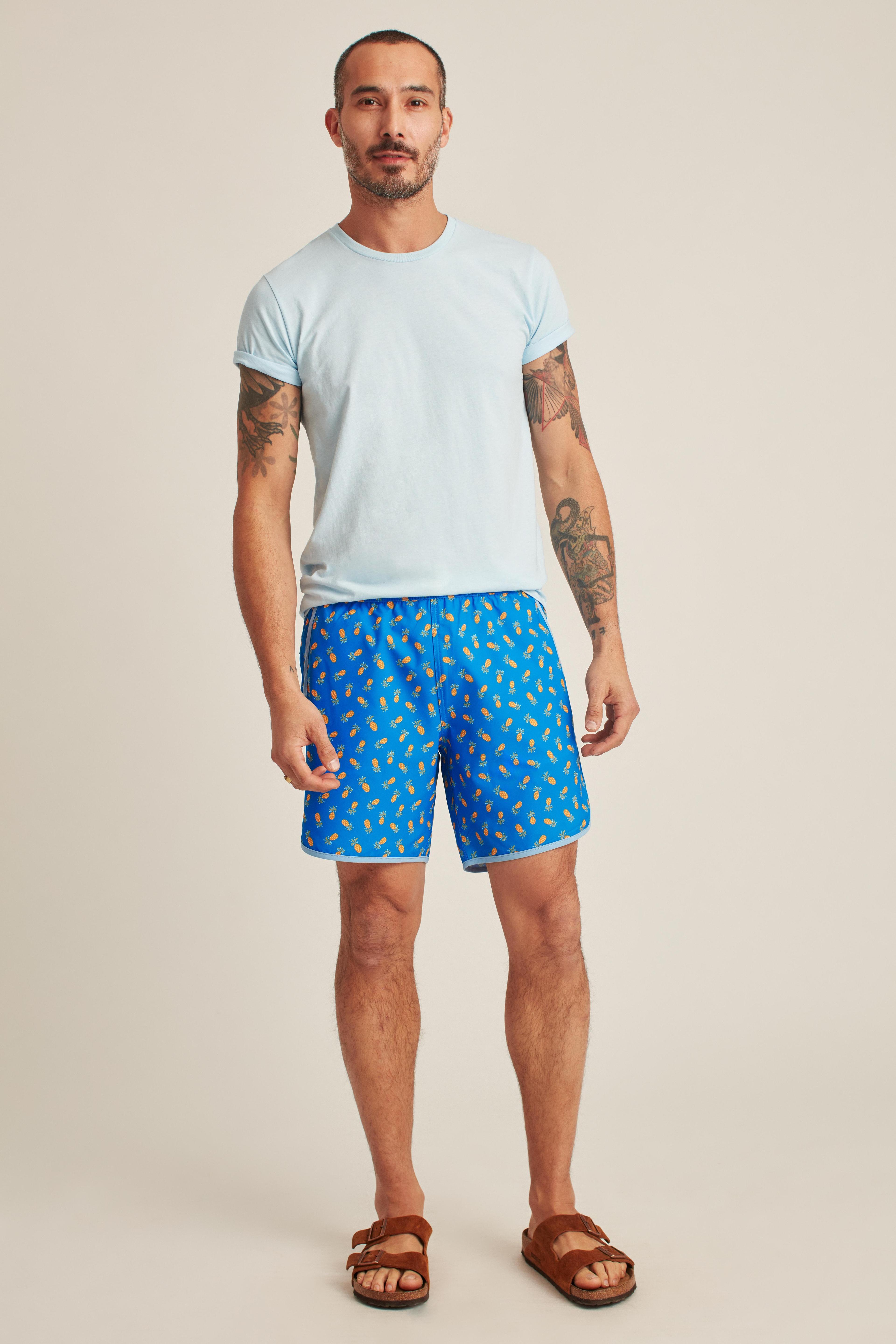 Throwback Swim Trunks Product Image