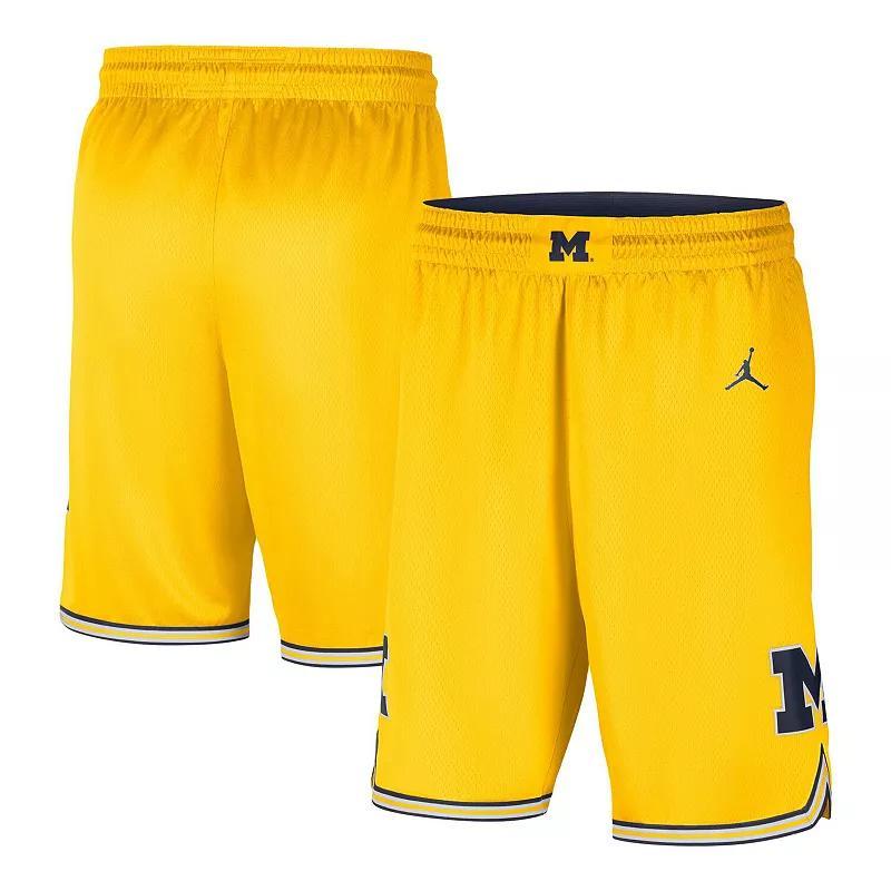 Mens Nike Maize Michigan Wolverines Limited Performance Basketball Shorts Product Image