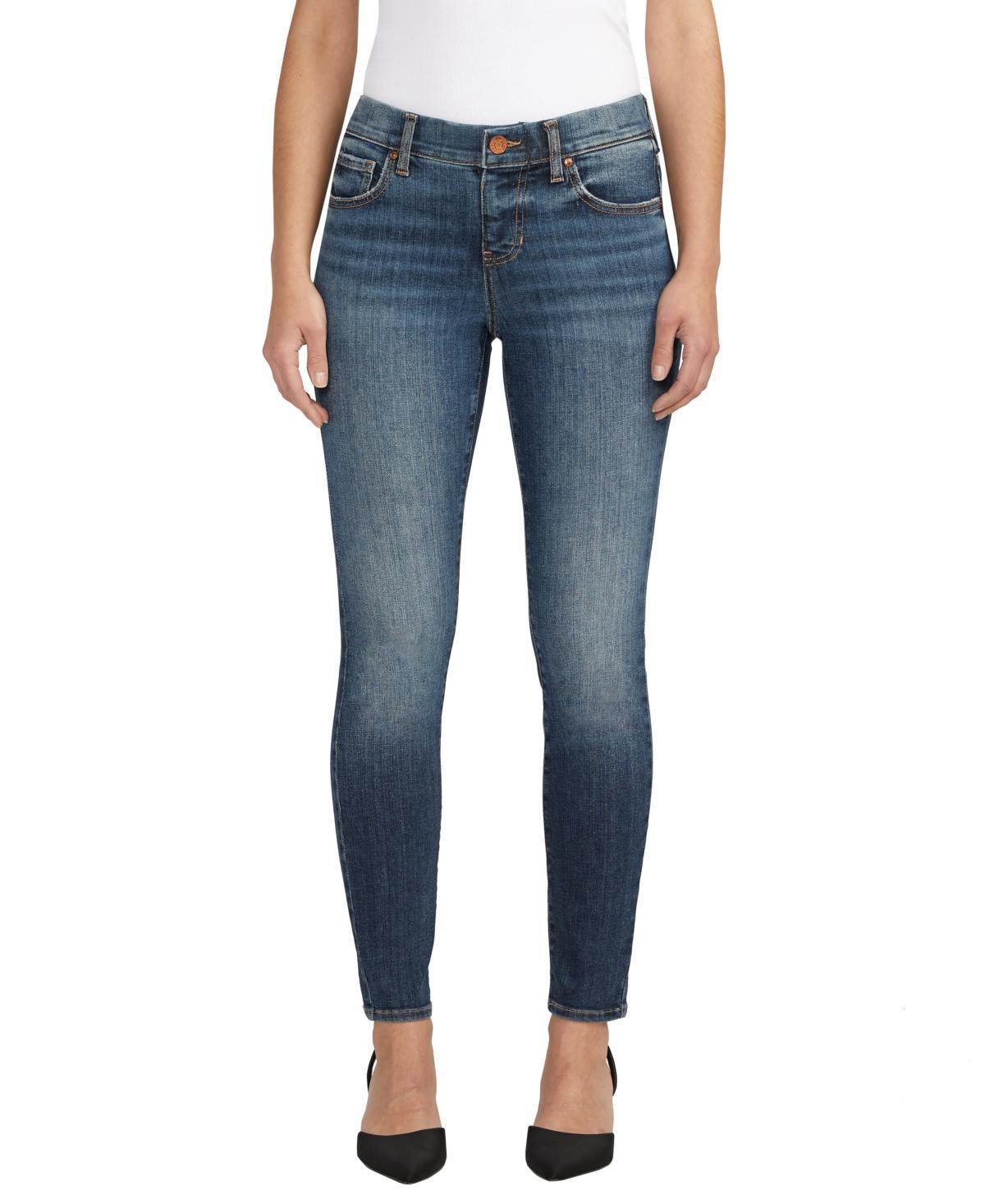 Jag Jeans Petite Maya Mid-Rise Skinny Leg Jeans (Night Flight ) Women's Jeans Product Image