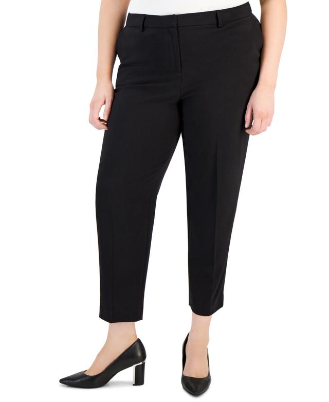 Tahari Asl Plus Size Shannon Mid-Rise Ankle Pants Product Image