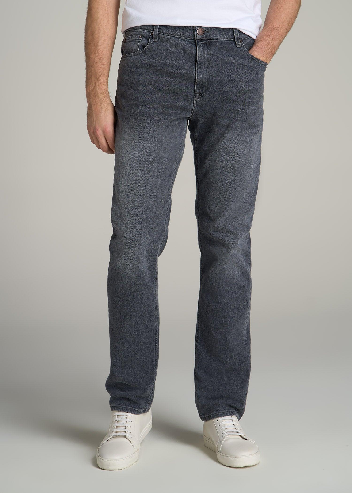 Americana Collection J1 Straight Fit Jeans For Tall Men in Wolf Grey Male Product Image