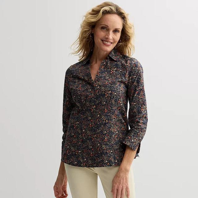 Petite Croft & Barrow Tailored Shirt, Womens Product Image