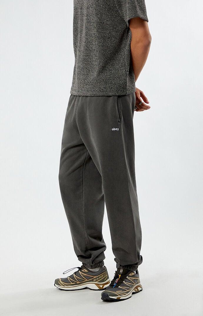 Obey Men's Lowercase Pigment Dye Sweatpants Product Image